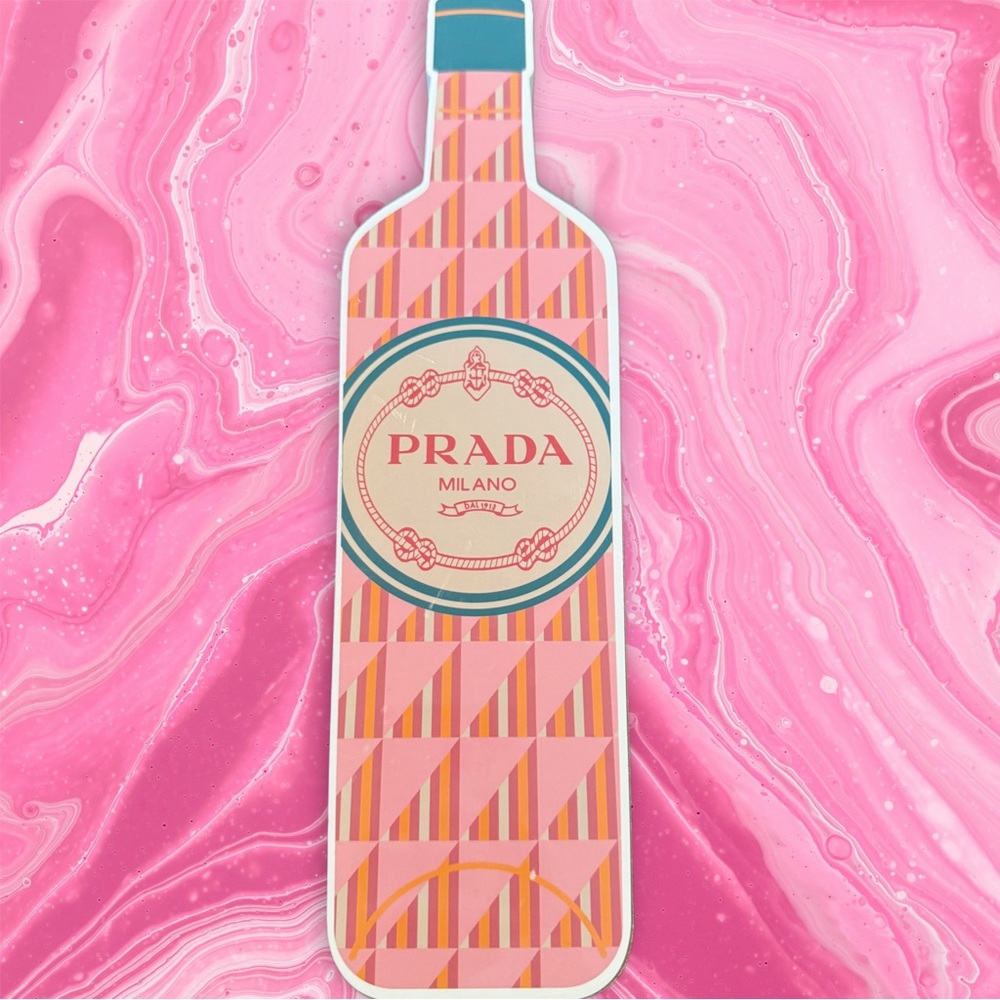 Prada Pink Bath & Body Bottle Decoaration